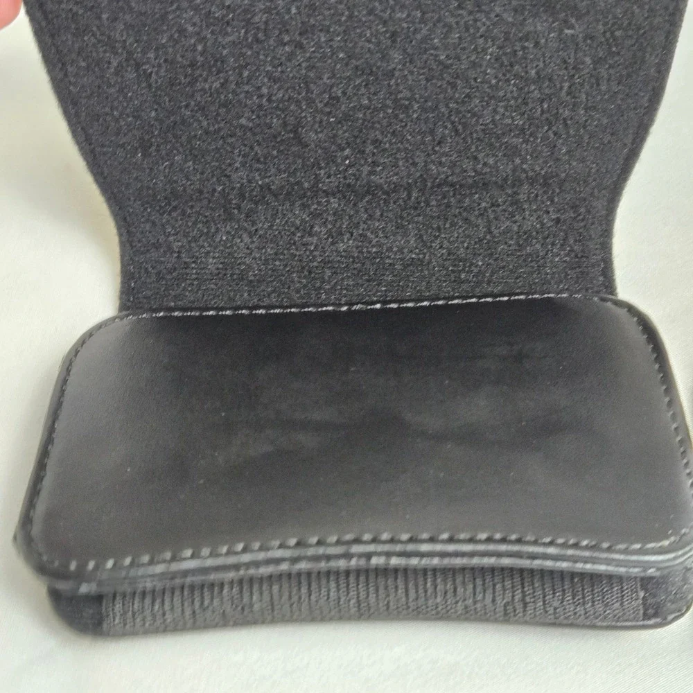 Nikon Coolpix Leather Digital Camera‎ Case Magnetic Flap Closure Compact Black